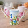 Porzellantasse 320 ml mit Wildblumen und Schmetterling – Produktbild-Vorschau 3