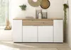 HBZ Meble BZ 5110 Sideboard Holzwerkstoff Weiß/Braun Produktbild-Vorschau 8