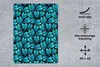 MuchoWow® Mauspad Mousepad Dschungel - Blau - Blatt - Produktbild-Vorschau 3