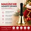 1x Weihnachtsglocke Nikolausglocke, Gold Glocke - Produktbild-Vorschau 3