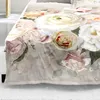 Bettwäsche Bierbaum Mako Satin 5325-90 Blumen grau altrosa Produktbild-Vorschau 4