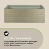 A raised garden bed is shown with text and an icon below it. Produktbild-Vorschau