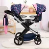 Carrozzina gemellare Xeo Twin blu/rosa con fata - Anteprima dell’immagine prodotto 3
