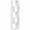 vidaXL Bücherregal 5 Böden Weiß 45x23,5x162,5 cm Produktbild-Vorschau 5