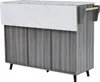 Sweiko 129x46(71)x91,5cm Esstischwagen /Anrichte mit Produktbild-Vorschau 9