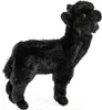 Kuscheltier Lama stehend schwarz 23 cm Plüschlama Produktbild-Vorschau 2