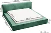 GRAINGOLD Exkluzívna čalúnená posteľ 160x200 cm Armani Náhľad obrázku produktu 8
