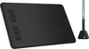 A black graphics tablet and stylus are shown on a white background. Produktbild-Vorschau