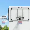 Basketballkorb Wandmontage mit Basketballbrett und Netz 113 Produktbild-Vorschau 6
