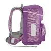 A side view of a purple backpack with a wave pattern. Náhled obrázku produktu