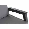 A close-up view of the armrest and cushion of a sofa. Produktbild-Vorschau