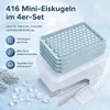 Eiswürfelform mit Deckel 4er Set 416 Kugeln rund Produktbild-Vorschau 3