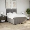 Möbel2024 Boxspringbett mit Matratze Taupe 140x190 cm Stoff Produktbild-Vorschau 6