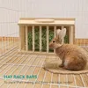 Navaris Meerschweinchen Haus - Heuraufe für Meerschweinchen Produktbild-Vorschau 2