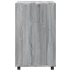 vidaXL Skriňa na kolieskach Grey Sonoma 60x48x81 cm Náhľad obrázku produktu 5