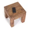STOLÍK SQUARE 30 | masívne drevo 30x30cm (VxŠ) bočný stolík Náhľad obrázku produktu 3