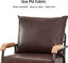 Kunstleder Relaxsessel Einzelsessel mit Armlehnen Produktbild-Vorschau 5