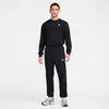Nike M Nk Club Ft Crew Nero / Bianco L Anteprima dell’immagine prodotto 3