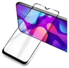 A screen protector is shown placed diagonally over a smartphone. Náhled obrázku produktu