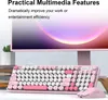 Kabellose Tastatur und Maus Combo 98 Tasten Wiederaufladbar Produktbild-Vorschau 3