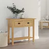 vidaXL Console tafel BODO, honingbruin, 91 x 34,7 x 74 cm, Productafbeelding-voorbeeld 2
