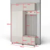 Garderoben-Set Ritmo Version 2 – gefräster Kleiderschrank Produktbild-Vorschau 4