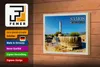 Holzschild Reise 18x12 cm Samos Griechenland Tempel der Produktbild-Vorschau 3
