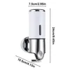 500ml Pumpen Seifenspender, Wandmontage, manueller Produktbild-Vorschau 4