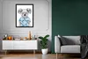 MuchoWow® Gerahmtes Poster Koala - Blumen - Sommer - Blau Produktbild-Vorschau 6