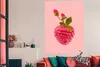 MuchoWow® Poster Stilleben - Himbeere - Obst 120x180 cm - Produktbild-Vorschau 3