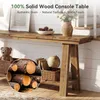 Grande console en bois pour l'entrée, table d'entrée de Voir les images du produit 6