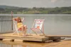Kinder Liegestuhl klappbar aus Holz mit Schriftzug „It’s Produktbild-Vorschau 6