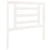 vidaXL Kopfteil Weiß 96x4x100 cm Massivholz Kiefer Produktbild-Vorschau 1