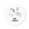 MuchoWow® Mauspad Mousepad Einhorn - Kinder - Zitate - Du Produktbild-Vorschau 1
