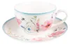 Tazza Clayre & Eef con piattino 230 ml Fiori di porcellana Anteprima dell’immagine prodotto 1