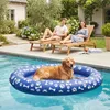 PawHut Aufblasbares Schlauchboot Hunde Faltbare Schwimmende Produktbild-Vorschau 7