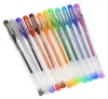 Donau Elektronik 12 DONAU Glitzer Gelschreiber transparent Náhľad obrázku produktu 5
