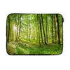 MuchoWow® Laptop Hülle 13 Zoll Natur - Bäume - Wald - Grün Produktbild-Vorschau 1