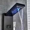 LED Edelstahl Duschpaneel Wasserfall Duschset Regendusche Produktbild-Vorschau 7
