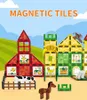 Magnetická stavebnica Window Art Farm 80ks - Magnetic Tiles Náhľad obrázku produktu 2