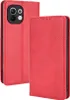 Xiaomi Mi 11 Hülle - Coverup Vintage Style Klapphülle - Rot Produktbild-Vorschau 1