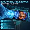 Turbo Gebläse,6 Stufen Bürstenloses Akku Laubbläser Produktbild-Vorschau 2