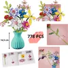 Blumenstrauß aus Bausteinen, KOMPATIBEL MIT LEGO, 8 BLUMEN Produktbild-Vorschau 8