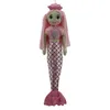 Stoffpuppe Meerjungfrau pink 45 cm – weiche Kinderpuppe Produktbild-Vorschau 4
