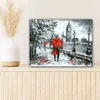MuchoWow® - Leinwandbilder - Gemälde - Regenschirm - Öl, Produktbild-Vorschau 6