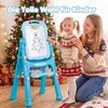 COSTWAY, tableau pour enfants 4-en-1, chevalet double face Voir les images du produit 7