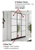 KIER FURNITURE EDEN v2 Armoire 156,4x205x39cm, 3 portes, Voir les images du produit 3