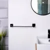 Elegantní černý věšák na ručníky z uhlíkové oceli pro Náhled obrázku produktu 6