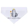 Mr. & Mrs. Panda Halstuch Katze König - Weiß - Geschenk, Produktbild-Vorschau 3