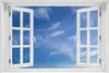 Wallario Wandbild mit Fenster-Illusion: Blauer Himmel mit Produktbild-Vorschau 1